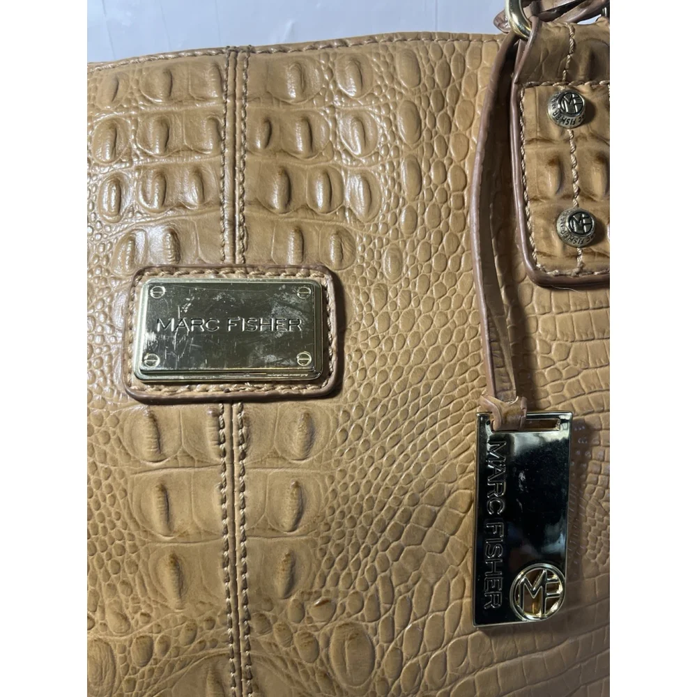 Marc Fisher croc embossed Tote Bag Purse